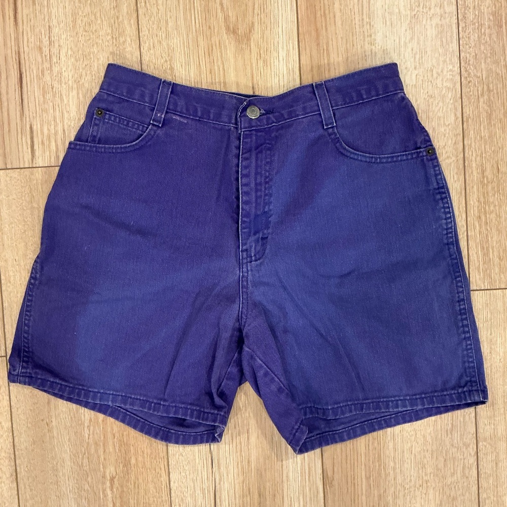 Vintage 90’s Gitano Purple Jean Shorts, Mid-High Rise